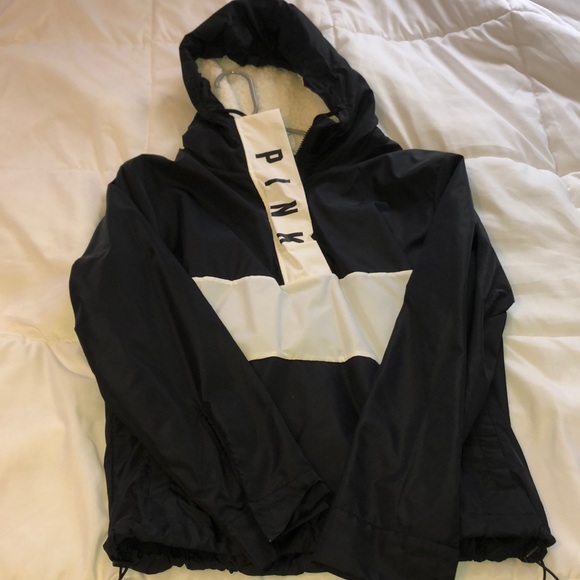PINK Victoria's Secret Jackets & Blazers - Victoria secret half zip jacket